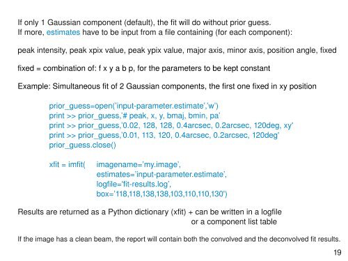 Image Analysis with CASA - ESO