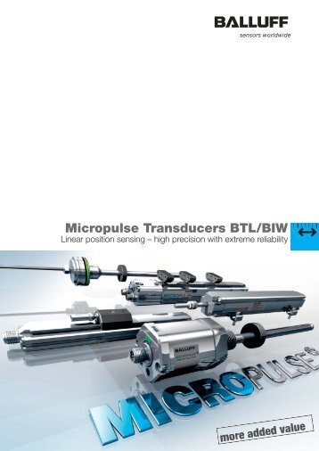 Micropulse Transducers BTL/BIW - Elec.ru