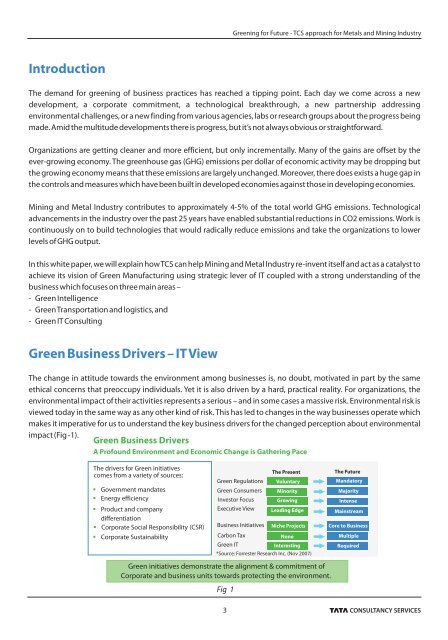 Green Manufacturing - Tata Consultancy Services