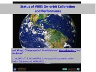 Status of NPP VIIRS On-orbit Calibration and - USGS