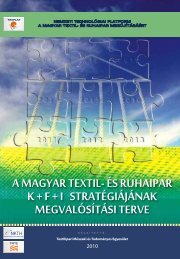 A MAGYAR TEXTIL- ÉS RUHAIPAR K + F + I ... - TMTE