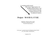 Project MOBILITEE - tahperd