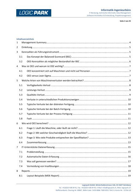 Prozess-Optimierung durch OEE-Kennzahlen