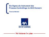 Six Sigma im AXA Konzern - Org-Portal.org