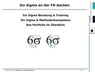 Six Sigma An Der FH Aachen