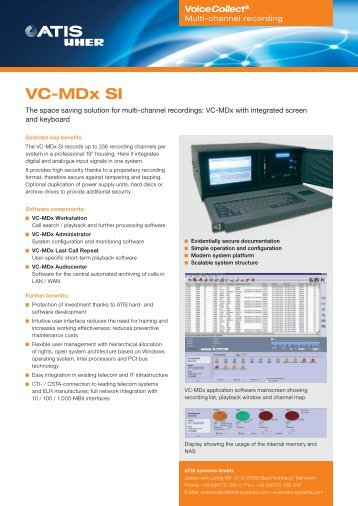 VC-MDx SI - ATIS systems GmbH