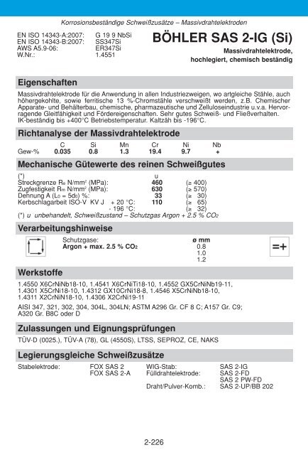 WISSENSWERTES FÜR DEN SCHWEISSER