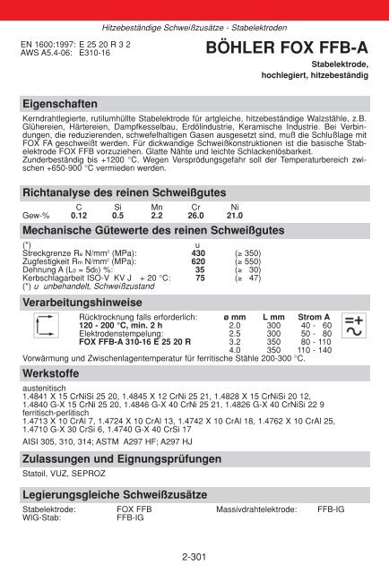 WISSENSWERTES FÜR DEN SCHWEISSER