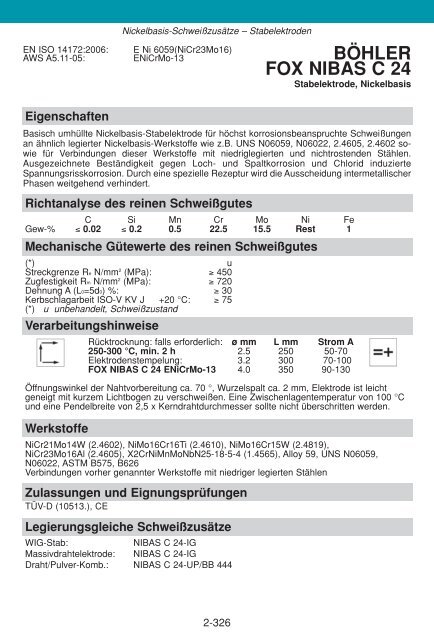 WISSENSWERTES FÜR DEN SCHWEISSER