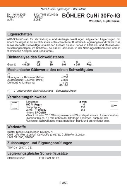 WISSENSWERTES FÜR DEN SCHWEISSER