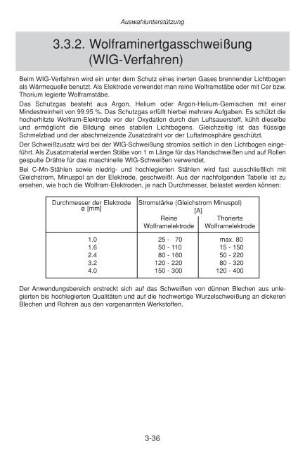 WISSENSWERTES FÜR DEN SCHWEISSER