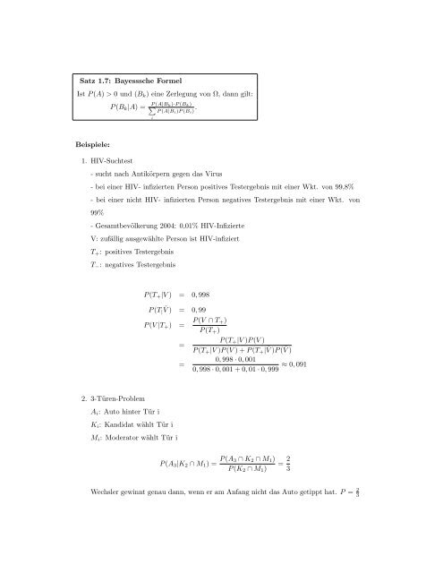 Vorlesungsskript - Mathematik und ihre Didaktik