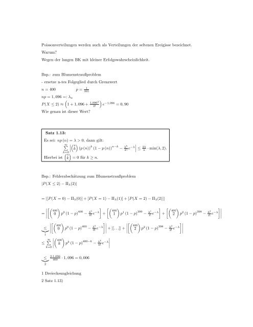 Vorlesungsskript - Mathematik und ihre Didaktik