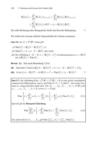 Klenke Wahrscheinlichkeitstheorie