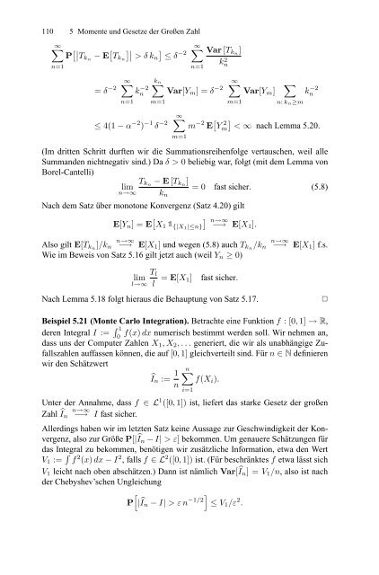 Klenke Wahrscheinlichkeitstheorie