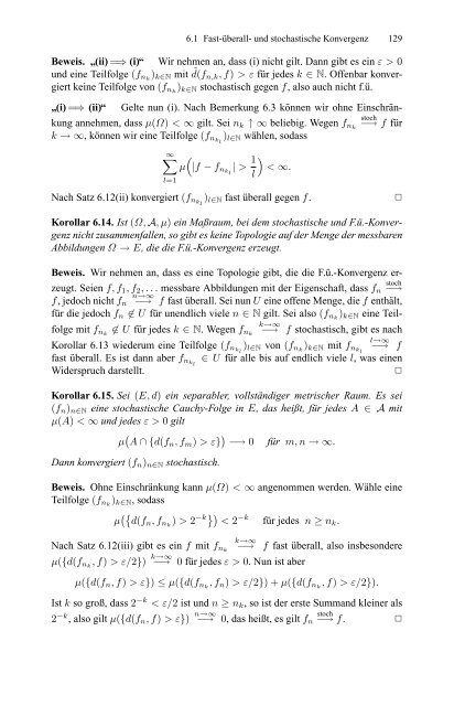 Klenke Wahrscheinlichkeitstheorie