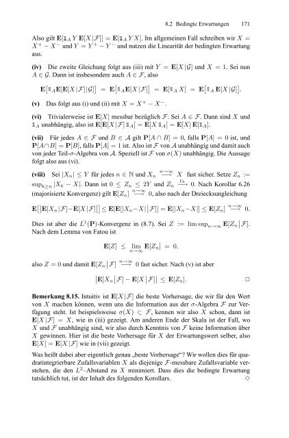 Klenke Wahrscheinlichkeitstheorie