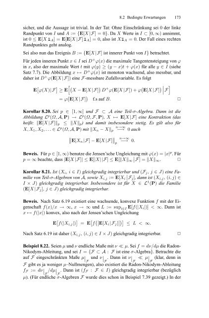 Klenke Wahrscheinlichkeitstheorie