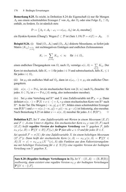 Klenke Wahrscheinlichkeitstheorie