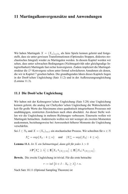 Klenke Wahrscheinlichkeitstheorie