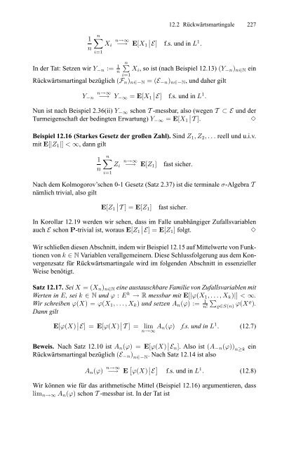 Klenke Wahrscheinlichkeitstheorie