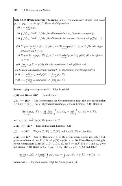 Klenke Wahrscheinlichkeitstheorie