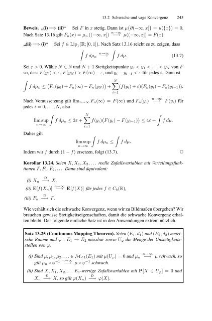 Klenke Wahrscheinlichkeitstheorie