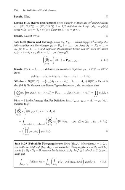 Klenke Wahrscheinlichkeitstheorie