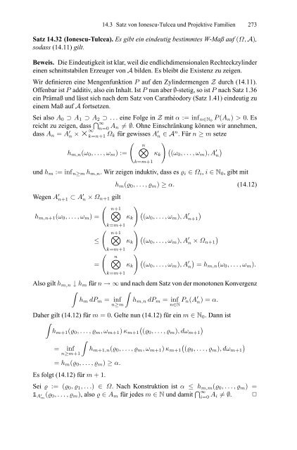 Klenke Wahrscheinlichkeitstheorie