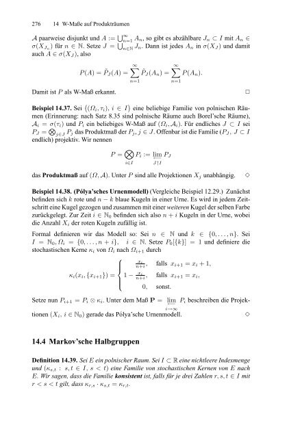 Klenke Wahrscheinlichkeitstheorie