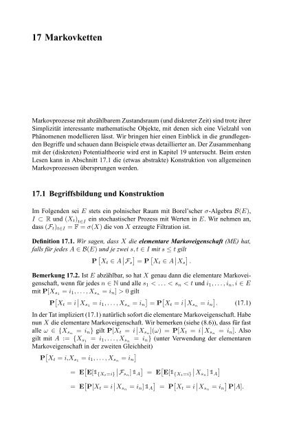 Klenke Wahrscheinlichkeitstheorie