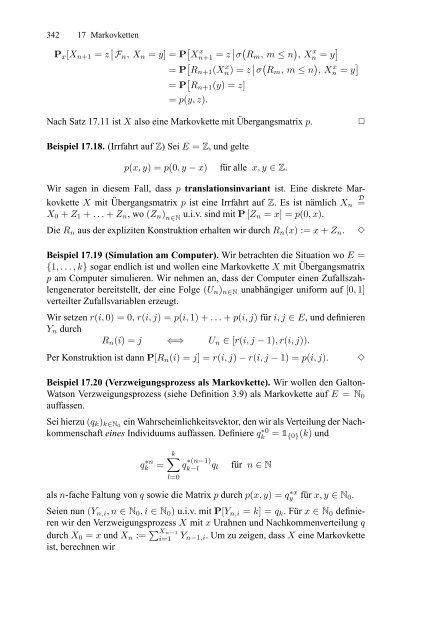 Klenke Wahrscheinlichkeitstheorie