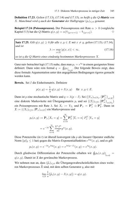 Klenke Wahrscheinlichkeitstheorie