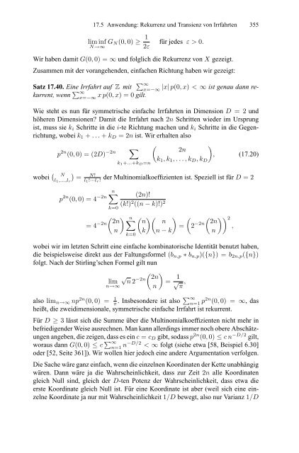 Klenke Wahrscheinlichkeitstheorie