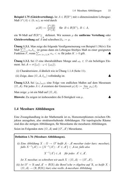 Klenke Wahrscheinlichkeitstheorie