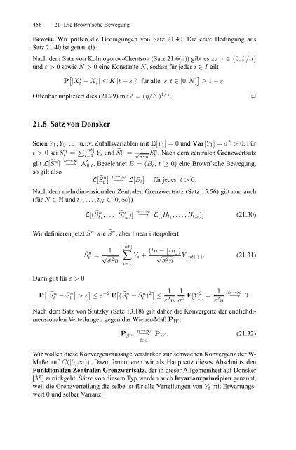 Klenke Wahrscheinlichkeitstheorie