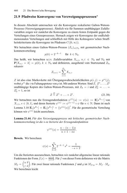 Klenke Wahrscheinlichkeitstheorie