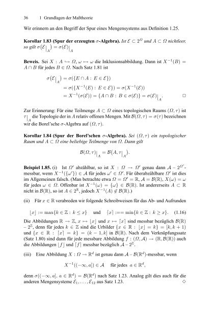 Klenke Wahrscheinlichkeitstheorie