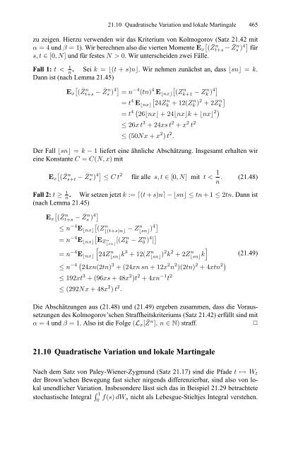 Klenke Wahrscheinlichkeitstheorie