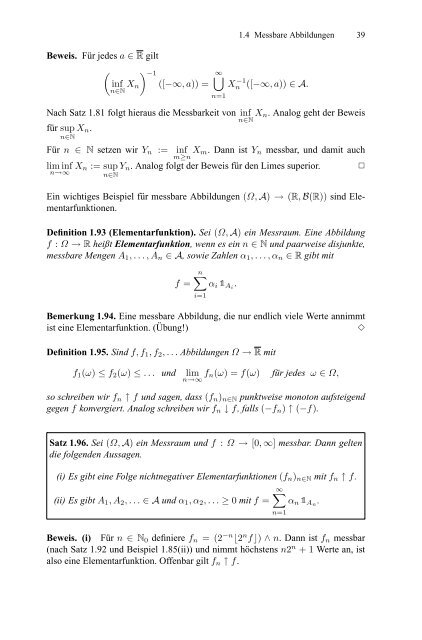 Klenke Wahrscheinlichkeitstheorie