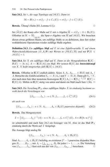 Klenke Wahrscheinlichkeitstheorie