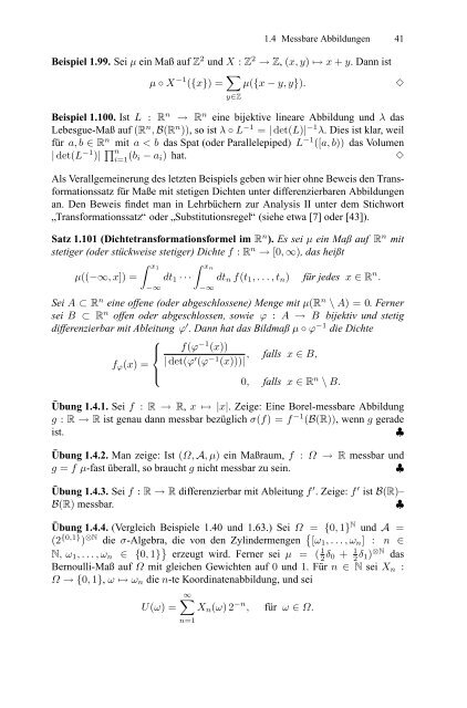 Klenke Wahrscheinlichkeitstheorie