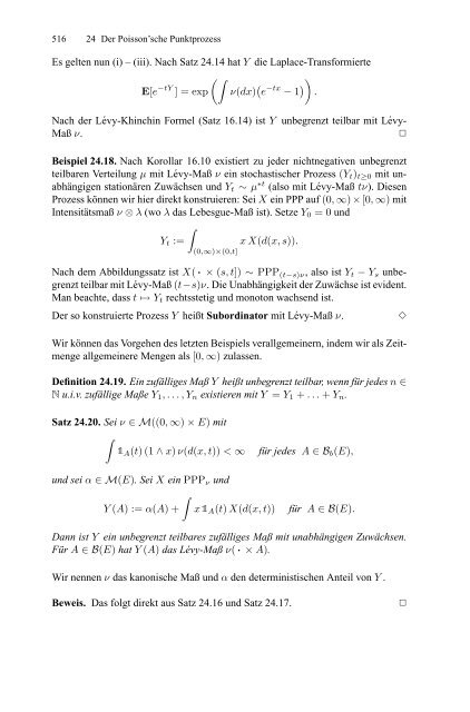 Klenke Wahrscheinlichkeitstheorie