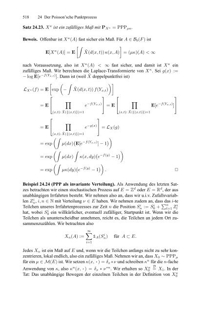 Klenke Wahrscheinlichkeitstheorie