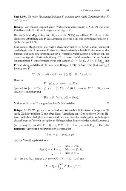 Klenke Wahrscheinlichkeitstheorie