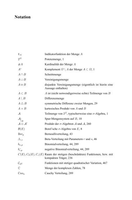 Klenke Wahrscheinlichkeitstheorie