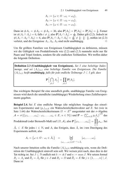 Klenke Wahrscheinlichkeitstheorie