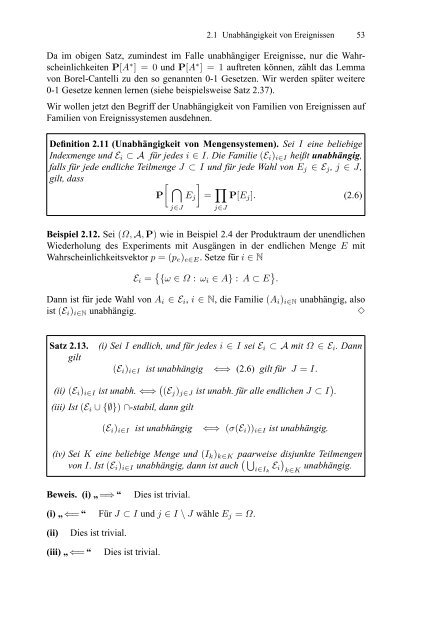 Klenke Wahrscheinlichkeitstheorie