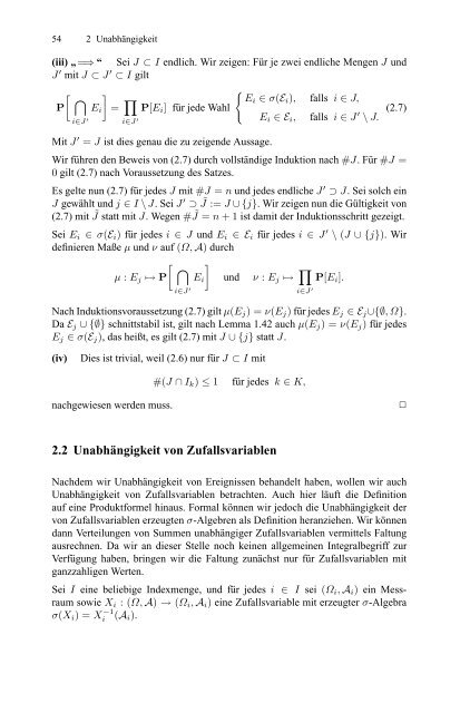 Klenke Wahrscheinlichkeitstheorie