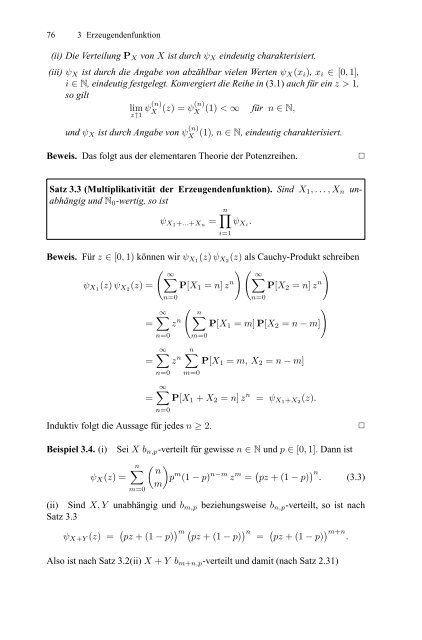 Klenke Wahrscheinlichkeitstheorie